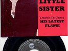ELVIS PRESLEY LITTLE SISTER ORIGINAL ITALIAN 60'S IN NEW COVER