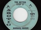 Northern Soul 45 - Barbara Mason - You Better Stop It - Arctic - mp3