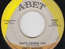 Northern/Deep Soul 45 - Percy Wiggins - That's Loving You - A-Bet - mp3
