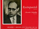 HMV ALP1690 - Brahms - Cello Sonata - Debussy - ROSTROPOVICH - DEDYUKHIN - RARE
