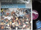 BERLIOZ Symphony Fantastique DAVIS LSO PHILIPS 1ED HIFI STEREO MAROON / PROMO