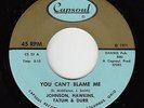 Sweet Soul Funk 45 - Johnson Hawkins Tatum Durr - Can't Blame Me - Capsoul - VG+