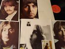THE BEATLES WHITE ALBUM ORANGE CAPITOL W/ PICTURES & POSTER  SELF TITLED S/T