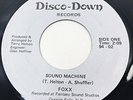 FOXX Sound Machine DISCO-DOWN boogie FUNK obscure HEAR private North Carolina 45