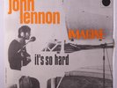 JOHN LENNON & PLASTIC ONO BAND: Imagine / It's So Hard 45 (France, PS, 2