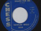 Blues 45 HOWLIN' WOLF Shake For Me b/w Red Rooster CHESS HEAR