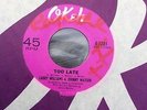 Too Late  -  Larry Williams & Johhny Watson  - Okeh Records