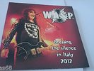 WASP  BREAKING THE SILENCE IN ITALY  7'  INCH SINGLE LIMITED  CLEAR   W.A.S.P.