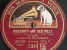Comedian Harmonists. Irgendwo auf der Welt / Einmal schafft's Jeder. HMV EG 2607