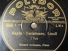Erdmann. Haydn (Variations f-min). Pol 69017-8 (2). NM(-)