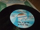 ROLLING STONES 45  RPM RECORD I WANNA BE YOUR MAN/NOT FADE AWAY LONDON-9657