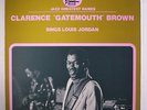 CLARENCE GATEMOUTH BROWN: Sings Louis Jordan LP (France) rare Blues & R&B