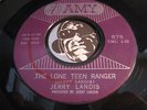 JERRY LANDIS aka Paul Simon Teen 45 Amy #875 The Lone Teen Ranger b/w Lisa VG+