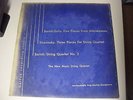 , HOLY GRAIL, BELA BARTOK LABEL 1st VINYL, RED, STRING QUARTET, EX
