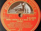 Heifetz+Feuerman. Brahms (Double concerto). HMV DB 8929-32 (4). NM-