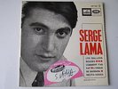 SERGE LAMA - EP DEDICACE + STICKER OLYMPIA - LES BALLONS ROUGES