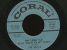 The EXOTICS 45 Gang That Sang Heart / Hotcha Mighty Knows CORAL DOO WOP PROMO M-