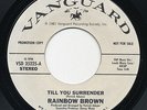 Modern Soul 45 - RAINBOW BROWN Till You Surrender MEGA Rare MP3 Patrick Adams