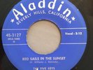 The Five Keys - Red Sails In The Sunset / Be Anything 45 Aladdin Doo Wop Soul