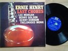 ERNIE HENRY-Last Chorus-Riverside 12-266 MONO LP-Thelonious Monk-Deep Groove NM