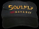 SOULFLY - FUCKIN SAVAGES LOGO BESTICKT  ARMY CAP NEU
