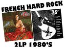 VENIN  XS  French HARD ROCK 2 X LP  1985 demos 2015 Memoire Neuve Cameleon 2015