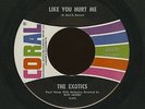 Northern Soul Mod 45 EXOTICS Like You Hurt Me CORAL stock label MINT-