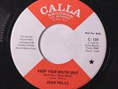 JEAN WELLS: Keep Your Mouth Shut / Our Sweet Love Turned Bitter 45 (dj) Soul