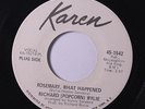 RICHARD 'POPCORN' WYLIE: Rosemary, What Happened / Instro 45 (dj) rare Soul