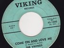 GARAGE 45 RPM - THE VIKINGS on VIKING RECORDS
