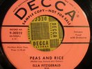 * ELLA RITZGERALD Peas & Rice CALYPSO R&B EXOTICA TITTYSHEKER Decca Promo 45Hear