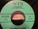 DOO WOP VERY RARE THE GEMS WIN 701 NIGHT IS OVER/NURSERY RHYMES 1958