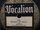 Vocalion 1270 Alex Hill TACK HEAD BLUES/Stompin' 'Em Down 78 rpm 1929 VG++