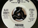 Black Sabbath – Paranoid / Van Halen – Runnin’ With The Devil / WB 7” / 100 Only