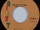 Reggae 45 ALTON ELLIS Too Late to Turn Back Now GIANT HEAR