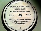 1938 RICHARD BUHLIG Piano Private Recording Beethoven Sonata Op 109 78