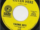 Northern Soul Mod Funk 45 VALORIE KEYS Listen Here - Double Shot