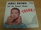 JAMES BROWN AND THE FAMOUS FLAMES LP THINK  RARE BABY COVER BLACK KING JB'S NR