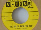 BILLY HARNER I've Got To Check You Out NM 45 rpm Northern Soul