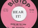 Del Shannon TEEN 45 (Bigtop 3152) From Me To You-Beatles cvr/Two Silhouettes  M-