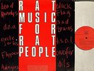 RAT MUSIC FOR RAT PEOPLE dead kennedys/black flag/doa/bad brains LIVE PUNK LP NM
