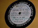 78 rpm- Old Time Radio- Ginger Rogers- Ronald Colman WW2 autographed set