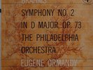 Ormandy: Brahms Symphony No. 2 (rec. 1953) - Columbia ML 4827 - resplendent