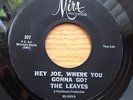 LEAVES Hey Joe Where You Gonna Go/Be With You Garage Rock MIRA 207 1st Press