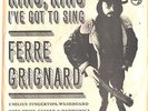 FERRE GRIGNARD--PICTURE SLEEVE + 45--(RING,RING, I'VE GOT TO SING)--PS--PIC--SLV