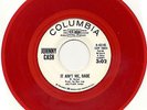 JOHNNY CASH It Ain't Me, Babe RED VINYL PROMO Bob Dylan song COLUMBIA 1964