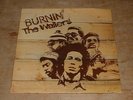 THE WAILERS burnin' 1970s UK ISLAND STEREO VINYL LP + PICTURE INNER.