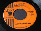 Baby Washington   It'll Never Be Over for Me / Move On   northern soul 45 HEAR