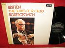 SXL 6393 STEREO UK BRITTEN SUITES FOR CELLO ROSTROPOVICH EXC+