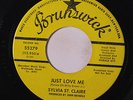 SYLVIA ST. CLAIRE: Just Love Me / Is He All Right? 45 (dj) rare Soul